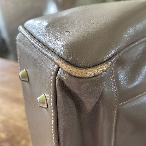 Vintage Lou Taylor Handbag with Mirror and Coin Purse - Picture 15 of 16